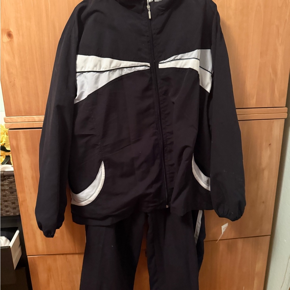 Black and White Womens Tracksuit
